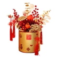 thumbnail image 1 of Maceta floral artificial, decoración Feng Shui, coleccionable, ligera, regalo para festivales. Estilo D, 1 of 9
