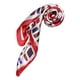 thumbnail image 2 of INSPIRAR CHIC Pañuelo Cuadrado para Mujeres con Estampado Floral, Leopardo, Lunares y Rayas, Bufanda Chal Roja Geométrica 19.68 x 19.68'', 2 of 7