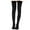Black, variant on Girls' Dance Tights - Solid Color Full Length Overalls with Soft Fabric, Comfortable and Stylish, Ages 3-12