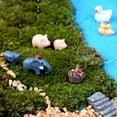 thumbnail image 5 of Miniature Animals 3PCS Mini Resin Decoration Set for Childrens Birthday Party Kids Presents Doll House Pretend Play Toys DIY Garden Flowerpot Succulent Planter, 5 of 8