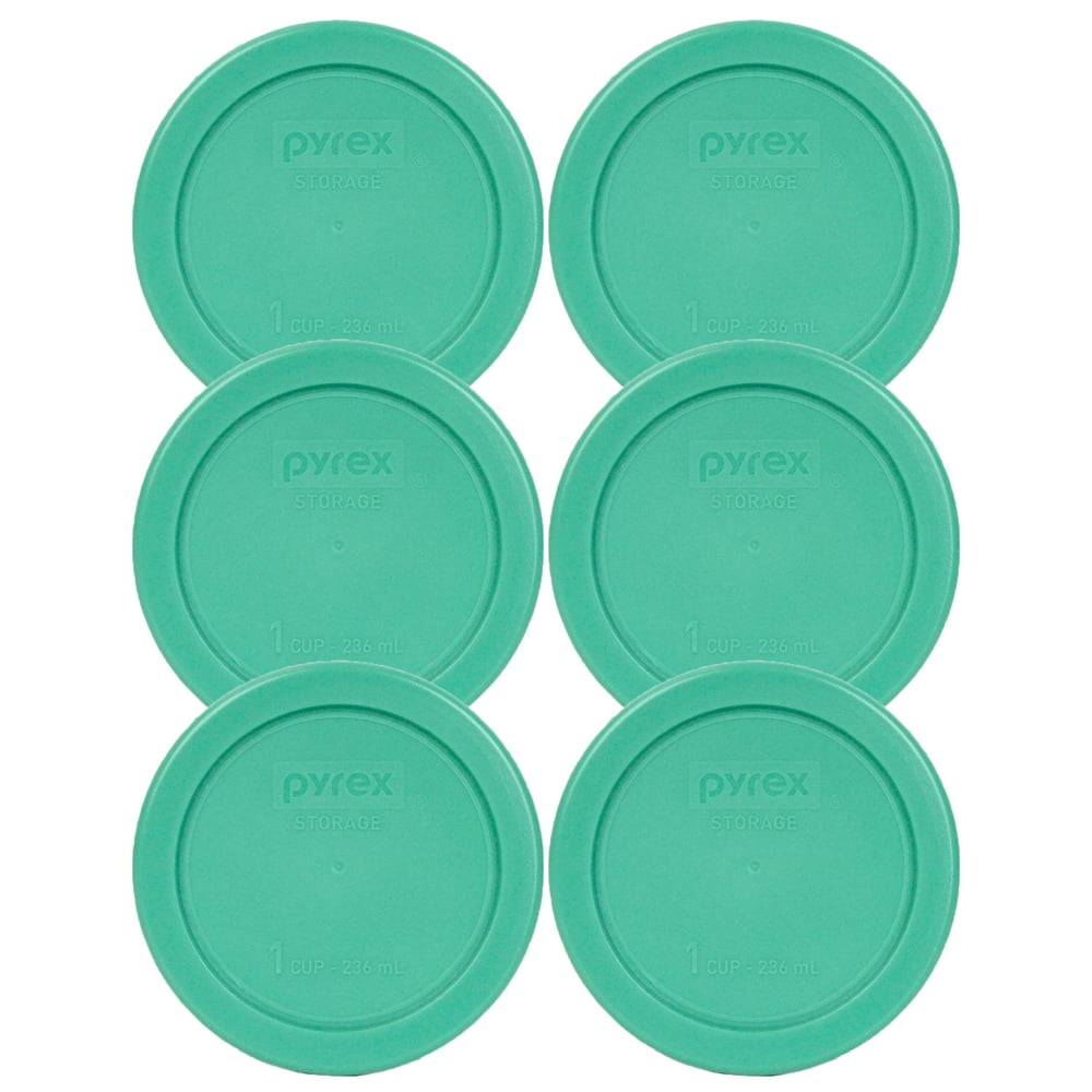Pyrex Replacement Lid 7202PC Green Round Cover (6Pack) for Pyrex 7202