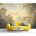 thumbnail image 3 of White Clouds Mural 3D - Fantasy Sky Wall Paintings, Nature 3D Wall Mural For Living Room Bedroom, Landscape Murals 118"W x 83"H (Not Peel and Stick), 3 of 6