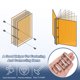 thumbnail image 4 of Uxcell 10Pcs M8 x 29mm Poste de tornillo de unión para agujero de 5/16", 4 of 7