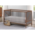 thumbnail image 6 of Suite Bebe Pixie Zen 3-in-1 Convertible Baby Wooden Crib With Round Spindles, in Walnut/Charcoal, 6 of 6