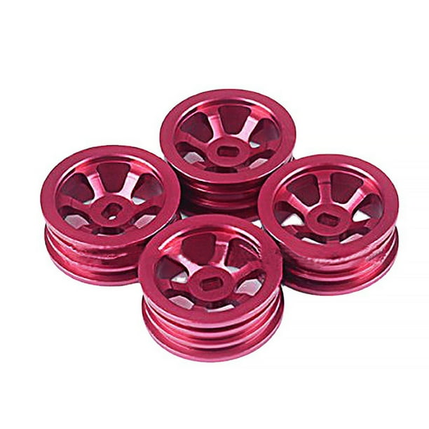 sweethay Paquete de 4 cubos de rueda Material premium Servicio de larga duración Llantas de cambio directo Estabilidad pragmática Reemplazo para K989 Type2 NO2 sweethay FN001338-02