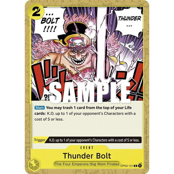 One Piece Pillars of Strength Common Thunder Bolt OP03-121