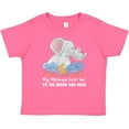 thumbnail image 3 of Inktastic My Meemaw Loves Me to the Moon and Back Elephant Family Boys or Girls Baby T-Shirt, 3 of 5