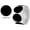 Black, variant on 500PCS 1-Inch Yellow Round Dot Stickers, Self-Adhesive Solid Color Paper Labels for Crafts Scrapbooking Gift Wrapping Office Organization, Multi-Surface Adhesive Dots for Marking & Decoration
