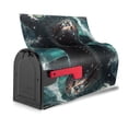 thumbnail image 4 of Fotbe Wave Ocean Animal Shark Mailbox Covers Post Letter Box Cover Garden Decor Standard Size-25.5x21 in, 4 of 9
