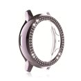 thumbnail image 1 of Watches Case Firmness Round Shape Hard Frame Bumper Sparkle Rhinestone Protector Chic Shockproof Solid Shell Watch Cover R820-44mm Gray, 1 of 8