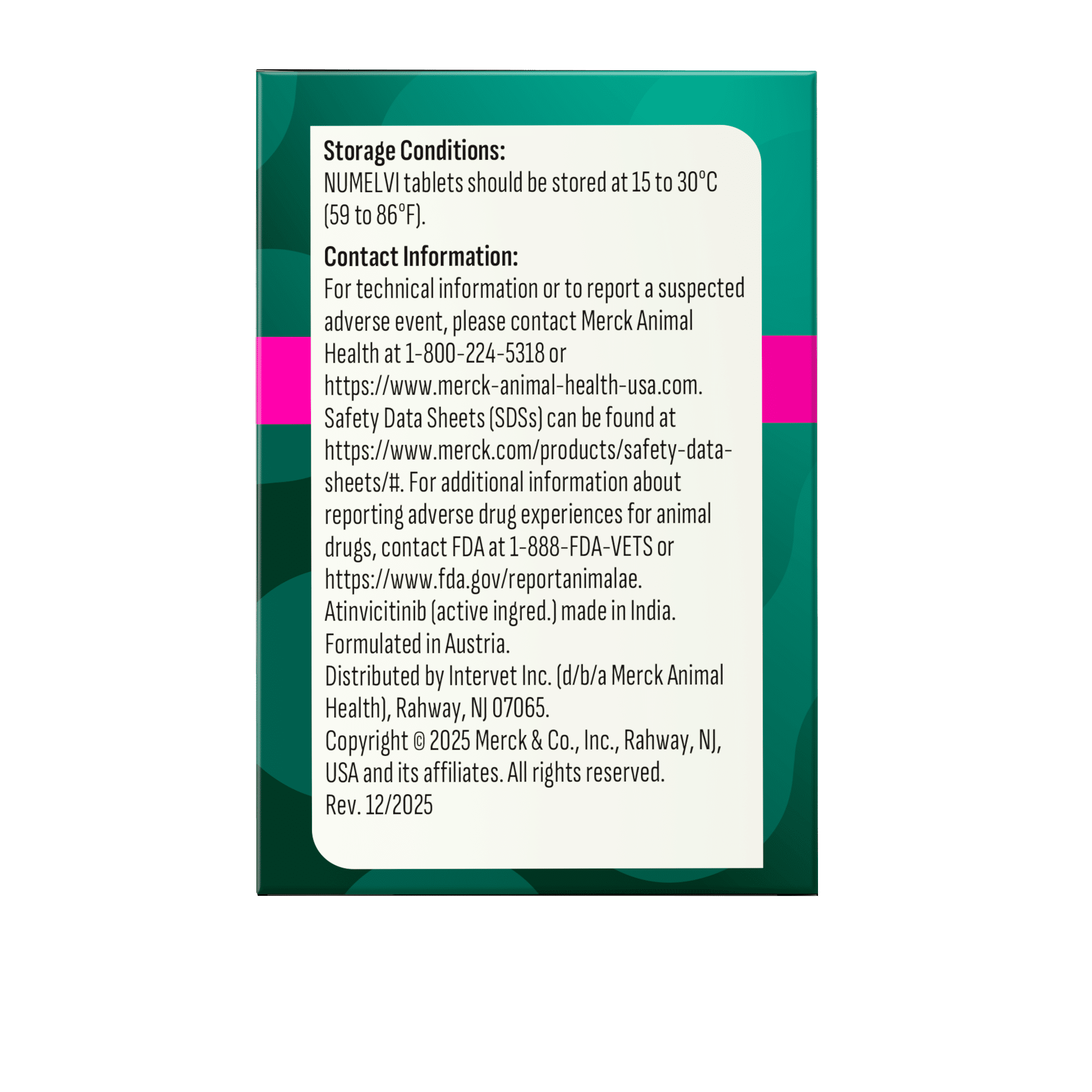 NUMELVI™ (atinvicitinib tablets) 31.6MG