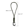 thumbnail image 2 of Uxcell Badge Lanyard 8.6 Inch, Necklace Keychain Cord Metal Clasp Hook Ring Strap for Keys, Olive, 2 of 5