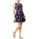 thumbnail image 1 of Vestido de Cambio de Corazón Maison Jules para Mujer Azul XS, 1 of 1