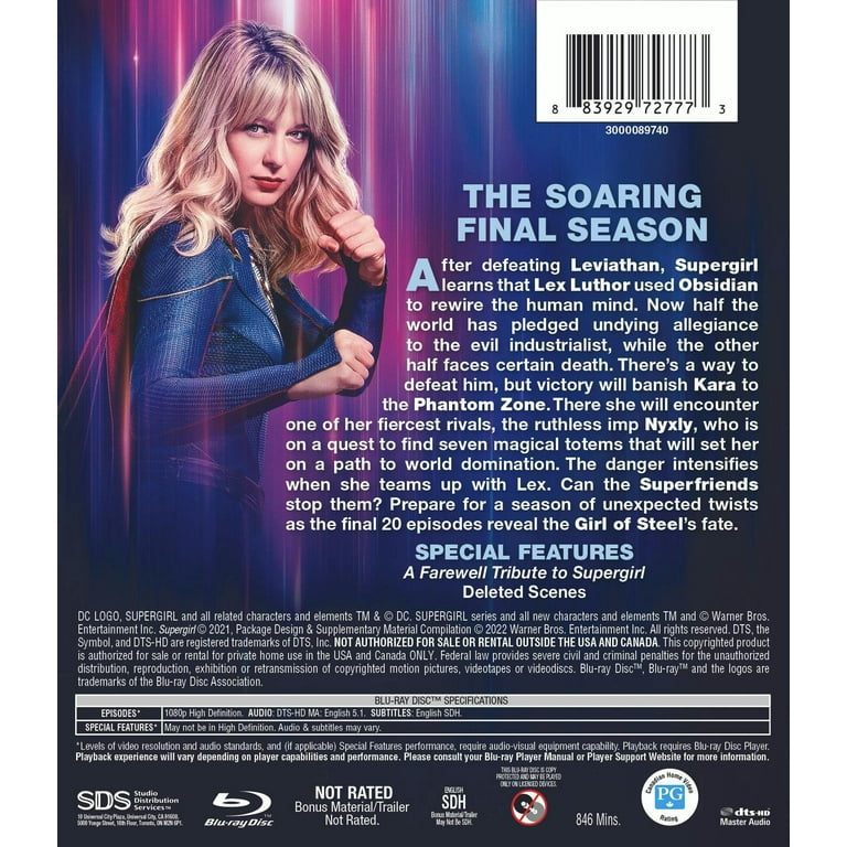 Supergirl: The Sixth and Final Season (Box Set) [Blu-ray