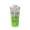 🔥 Green_New#2743, variant on Double Layer Cooling Mug with Sliding Straw Lid – Leak-Proof Plastic Cup for Iced Drinks, Outdoor Use, and Summer Refreshment