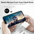 thumbnail image 3 of USB Camera Adapter with Charging Port,Portable USB Female OTG Adapter Suitable for iPhone iPad, iPad to USB Adapter Plug and Play Support Card Reader, 3 of 9