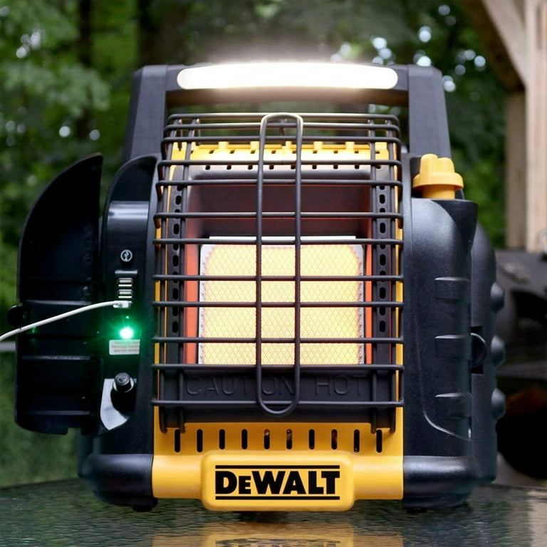 DeWALT DXH12B W/Charger & BATTERY Portable Propane Radiant Heater