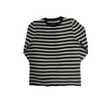 thumbnail image 5 of hirigin Women Vintage Aesthetic Crewneck Sweatshirts Oversized Long Sleeve Mushroom Striped Graphic Sweaters Teen Girls Pullover Tops (Grey, S), 5 of 9