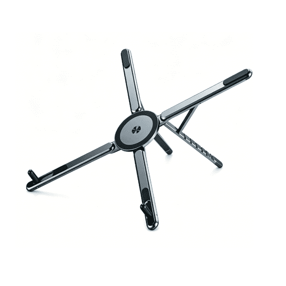 Magnetic Universal Stand for Laptops, Tablets & Phones, Foldable Aluminum Alloy Adjustable Desk Holder