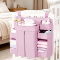 thumbnail image 4 of Hanging Diaper Storage Rack for Nursery, Multi-pocket Washable Crib Organizer for Baby Essentials, Compact and Convenient Storage for Baby Clothes, Diapers, Wipes, 4 of 6