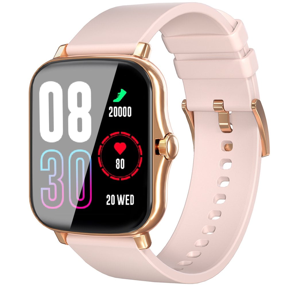 Smart Watch, VIK Y20 Fitness Tracker Watch Compatible with iPhone Samsung Android Phones, Heart