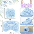 thumbnail image 2 of Puños de pulsera con diadema para lavado de cara Maquillaje femenino para evitar derrames de líquidos Juego de 4 piezas, 2 of 6