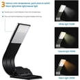 thumbnail image 2 of Lámpara de lectura, luz de lectura LED, lámpara de lectura de 3 colores, lámpara de libro, lámpara de lectura para leer en la cama, lámpara de escritorio flexible, perfecta para leer, luz LED para lee, 2 of 5