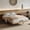 Natural, variant on HICOMILA Queen Size Solid Bamboo Floating Platform Bed Frame with Support Slats, No Box Spring Needed, Under-bed Storage, Warm Brown (for Bedroom/Guest Rooms/Dorms)
