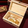 thumbnail image 3 of MRLESS Unfinished Wooden Jewelry Box Locking Clasp for Storage and Organization, 3 of 7