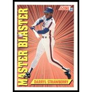 1991 Score Master Blaster Darryl Strawberry #691 New York Mets Baseball Card Very Good