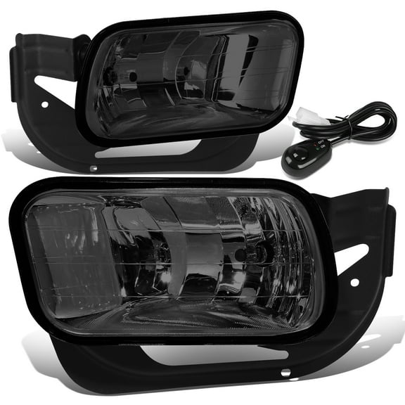 DNA Motoring FL-ZTL-331-SM For 2009 to 2018 Dodge Ram 1500 2500 3500 Pair Factory Style Smoked Lens Driving Fog Lights w/ Switch 10 11 12 13 14 15 16 17