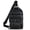 Black, variant on Genuine Leather Sling Bag for Men Women Sling Backpack Purses Crossbody Bag