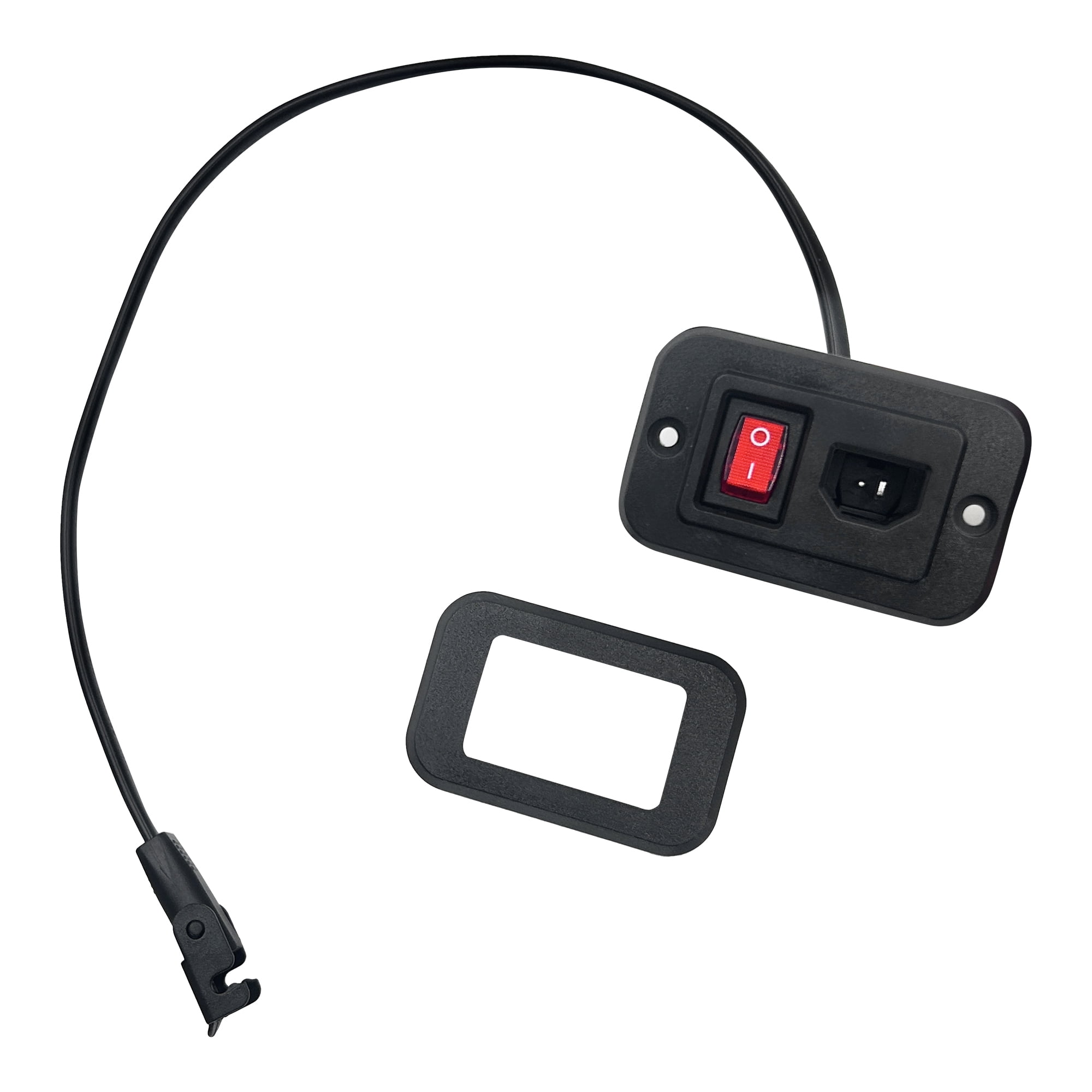 Fixed DC Power Socket Replacement with Switch for Power Recliner Lift Chairs