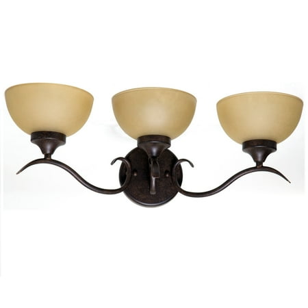 

Boston Harbor Boston Harbor S-12-3V Three Light Vanity Wall Fixtures Noble Bronze
