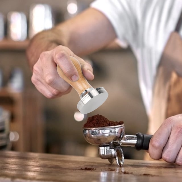 Tamper de Cafe Higoodz 51 mm 52 mm Manija ergonómica para Home Office Cafe Shop