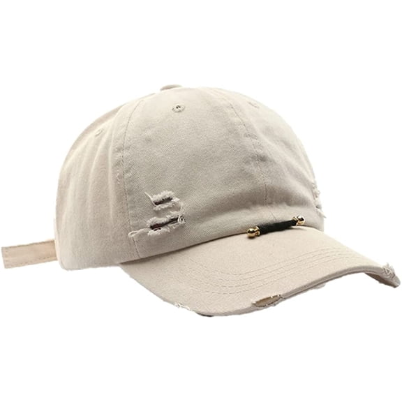 CoCopeaunt Trendy Classic Baseball Cap for Women Men Solid Soft Adjustable Hat Denim Stylish for Travel Outdoor