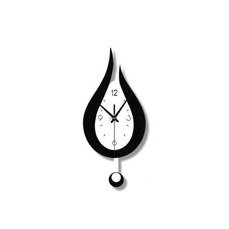 Modern Water Dropping Design Wall Clock for Creative Acyrlic Pendulum Clock for Home Bedroom Living Room Office Decorati