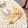 thumbnail image 2 of OQRKI 3Pairs Girls Ruffle Socks,7-9 Years Old Lace Socks,Baby Girl Ruffle Socks,Combination1, 2 of 7