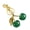 Green, variant on Resin Alloy Cherry Bag Charm Fruit Pendant Key Holder Accessories for Daily Use