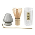 thumbnail image 2 of Traditional Japanese Matcha Set Traditional for Friends Gifts Tea Room Matt White, 2 of 8