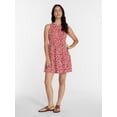 thumbnail image 3 of Time and Tru Women's and Women's Plus Sleeveless Tiered Mini Dress, Sizes XS-4X, 3 of 6