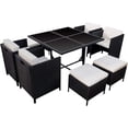 thumbnail image 1 of Comedor para Jardín Juego de 8 Sillas con Mesa de Vidrio Ilios Innova Exterior, 1 of 9