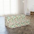 thumbnail image 4 of Food Foldable Mattress, Mexican Colorful Peppers Art, 78.7" x 47.2", Dark Pink Green Orange, by Ambesonne, 4 of 6