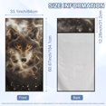 thumbnail image 7 of Bulopur Wolf Car Seat Towel Cover After Gym Cool Athletic Running Towel for Summer Easy to Install Sweat Carseat Protector for SUV Vehicle Sedan Truck, 7 of 7