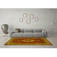 thumbnail image 3 of Ahgly Company Indoor Rectangle Medallion Yellow Traditional Area Rugs, 5' x 7', 3 of 4