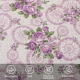 thumbnail image 7 of Jessy Home Floral Bedding Set Purple Green Botanical Queen/Full, Bedspread Coverlet, 7 of 7