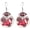 C, variant on Wooden Football Sport Dangle Earrings for Women Vintage Cheer Leader Game Drop Earring Outfits Sports Players Fans Gifts