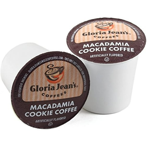 Gloria Jeans Macadamia Cookie Coffee Keurig KCups, 108 Count