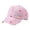Pink, variant on REDARER Girls Glitter Heart Baseball Cap, Adjustable Kids Hat for Casual Outdoor & Everyday Wear,One Size