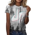 thumbnail image 5 of Dude Perfect T-Shirts for Women, Fasion Oversize Short Sleeve Shirts, Casual 3D Print Tee, S-6XL, 5 of 9